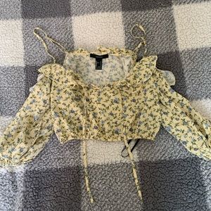 Off the shoulder floral top